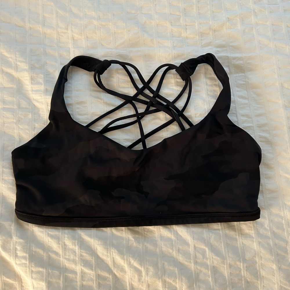 Camo Lululemon Free to be Wild Bra
